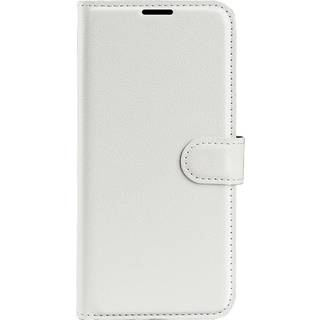 EIDERWOOD iPhone 16 Litchi Læder Flip Cover m. Pung - Hvid