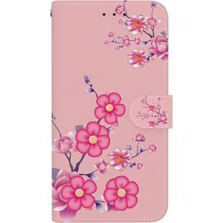 EIDERWOOD Motorola Moto G85 (5G) Læder Cover m. Pung & Strop - Lyserød Blomster