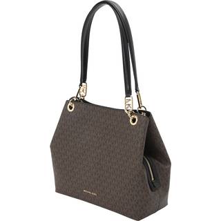 MK Kensington Large Signature Logo Tote Bag - Brown - Michael Kors - ONE SIZE