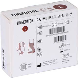 Carefix fingerforbinding (large/brun) - 20 stk
