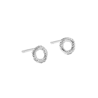 TWISTED EARSTUD TINY | SILVER