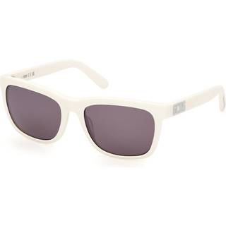 GCDS Unisex GD0049 21C Solbriller Acetat Hvid Røg Firkantet Normal