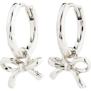 Pilgrim LYSANDRA hoop øreringe sølvbelagt