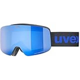 Uvex pwdr FM, skibriller, junior, sort/blå