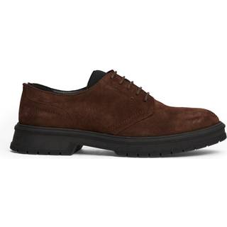 Suede Lace-Up Derby Shoes