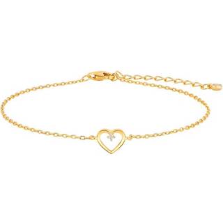 Joanli Nor - ODANOR armbånd i forgyldt sølv med hjerte