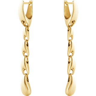REFLECT Kædeøreringe, Georg Jensen, 18 kt. guld