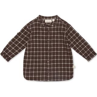 That's Mine - Hugo skjorte - Dark brown melange - 104cm - 4Y