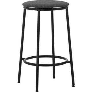 Barstol Circa, Utförande Black Steel / MLF 16 Black, Höjd 65 cm