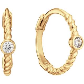 Jackie Gold 14K Golden Hoop Earrings JKE24.447