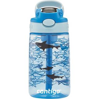 Contigo Drikkeflaske Easy Clean Blue sharks (420 ml)