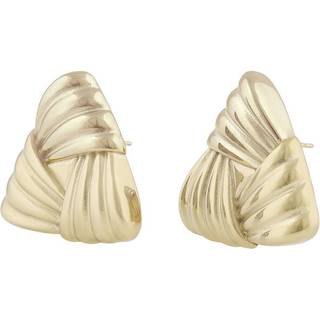 Snö Of Sweden Dakota Angle Earring Plain Gold