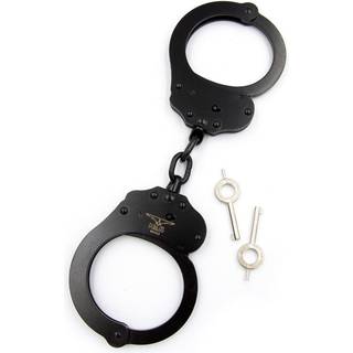 Mister B Cuff Couble Lock Chain Black