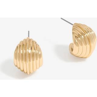 Jon Richard Tone Ridged Hoop Øreringeen