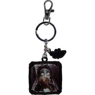 Corpse Bride Metal Keychain Flowers