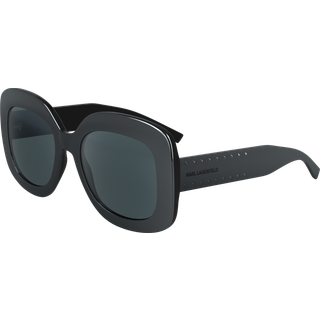 Karl Lagerfeld Kvinde KL6165S 021 Solbriller Bio-injekt Sølv Firkantet Normal