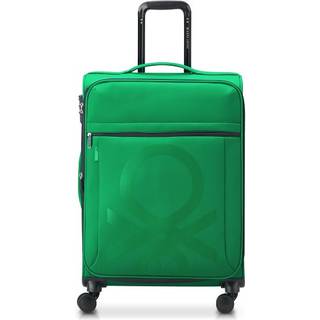 Delsey Paris x United Colors of Benetton CB Kuffert med 4 hjul grøn