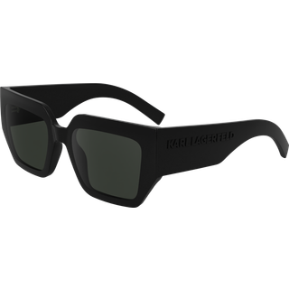 Karl Lagerfeld Kvinde KL6166S 001 Solbriller Bio-injekt Sort Firkantet Normal