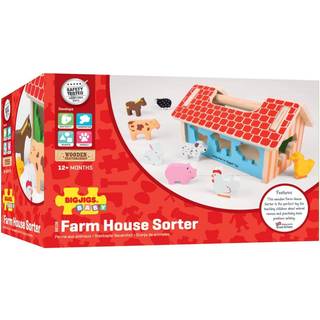 Bondegård Sorteringskasse Bigjigs Træ Legetøj 531082