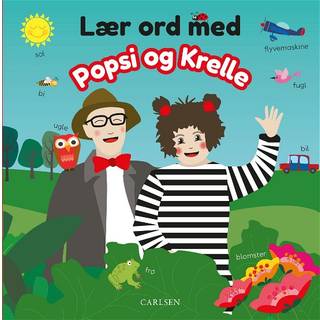 Lær ord med Popsi og Krelle (På lager i butik)