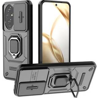Honor 200 Roterende Ring Hybrid Cover med Kameraskjold - Sort
