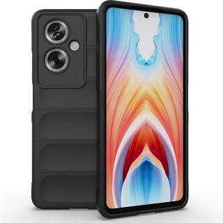 EIDERWOOD Oppo A79 (5G) / A2 (5G) Fleksibelt Plastik Bagside Cover - Sort