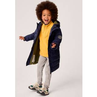 Crew Clothing Crew Clothing Blue Midweight Longline Puffer Coat
