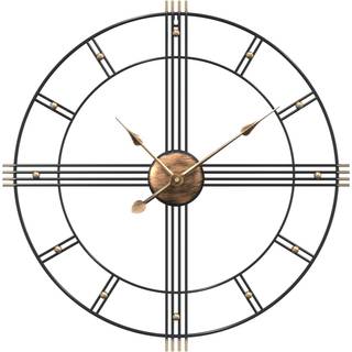 Vægur Ø60 Cm Jern Sort