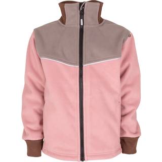Lindberg Stormy Vindtæt Fleecetrøje, Grå/Blush, 120