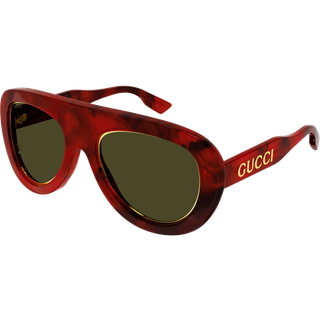 Gucci Mand GG1152S 003 Solbriller Acetat Havana Grøn Pilot Normal