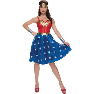 Wonder Woman Kostüm-Kleid 4-tlg. XL