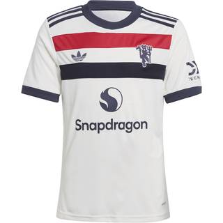 Manchester United 24/25 Kids tredjetrøje - Off White - 140