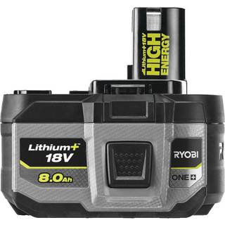 Ryobi 18V One+ 8,0 Ah High EnergyBatteri - RB1880T ✓ På lager - klar til levering og afhentning