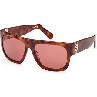 GCDS Unisex GD0044 52S Solbriller Acetat Geometrisk Normal