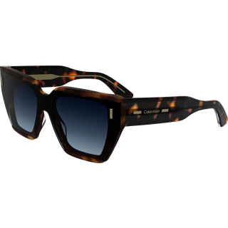 Calvin Klein Kvinde CK24533S 240 Solbriller Acetat Havana Firkantet Normal Skygge