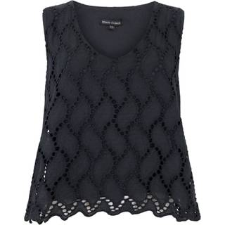 BCFREYA cut out lace top - Black