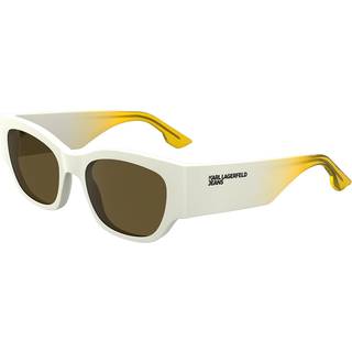 Karl Lagerfeld Unisex KLJ6168S 105 Solbriller Bio-injekt Hvid Normal