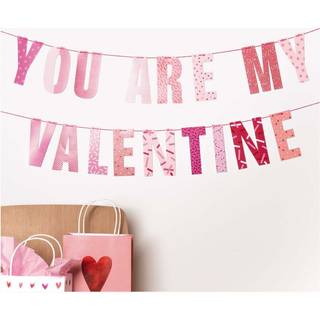 Paper Poetry Girlande You are my valentine 3m