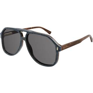 Gucci Mand GG1042S 003 Solbriller Acetat Blå Grå Pilot Normal