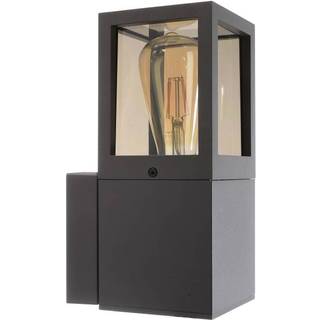 Deko-Light Udendørs væglampe Facado II, dæmpbar, Aluminium/grå/zink, Aluminium, Moderne,