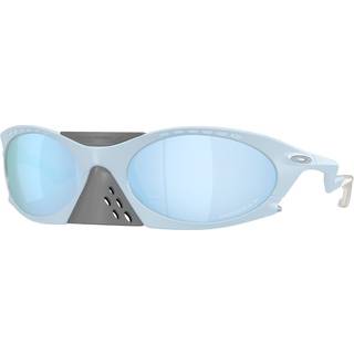 Oakley OO9437 PLANTARIS Polarized 943704 63 Solbriller Mænd Blue - Grey - 63mm