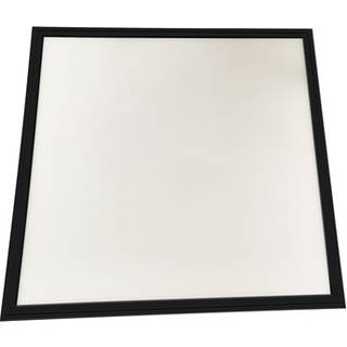 60x60 bagbelyst CCT LED panel - 36W, sort kant, 140lm/W - Dæmpbar : Ved tilkøb, Kulør : CCT (Varm til Kold Hvid)
