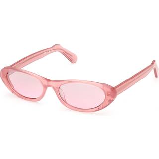 GCDS Unisex GD0021 75T Solbriller Acetat Fuchsia Bordeaux Cat Eye Normal