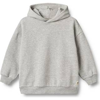 Bonno Hættetrøje, Grey Melange, 116 cm