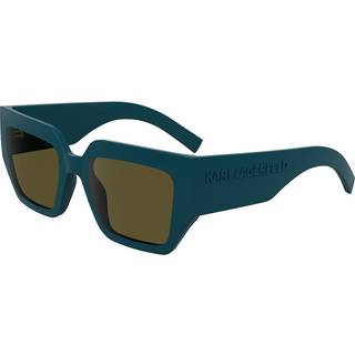 Karl Lagerfeld Kvinde KL6166S 425 Solbriller Bio-injekt Petrolium Firkantet Normal