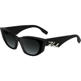 Karl Lagerfeld Kvinde KL6162S 001 Solbriller Acetat Sort Cat Eye Normal Skygge