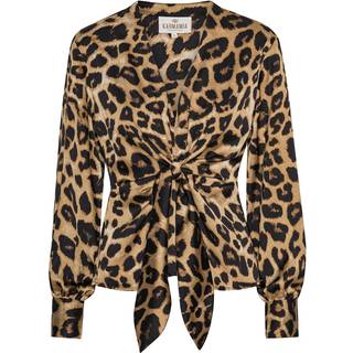 Karmamia Blair Blouse - Hammered Leopard