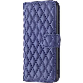 EIDERWOOD OnePlus Nord CE4 Lite (5G) Læder Flip Cover m. Pung & Strop - Rhombus - Blå