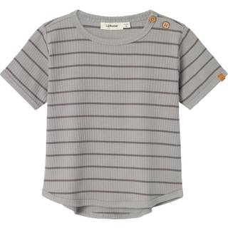 Lil Atelier Limestone Stribet Top