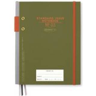 Designworks Ink Writing Book Standard Issue - Olive & Chili - Notesbog